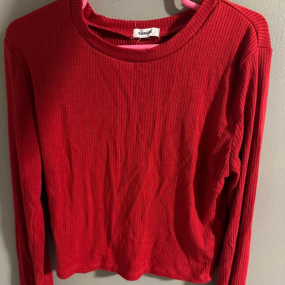Red Crop Top